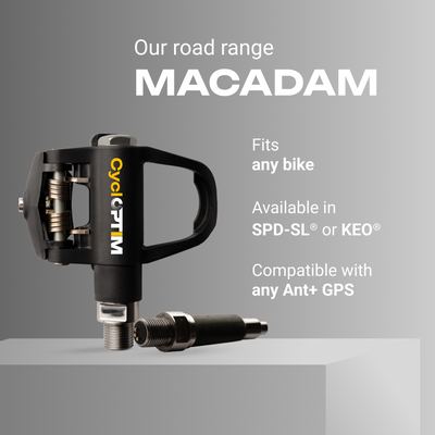 MACADAM - Road Power Meter Pedals