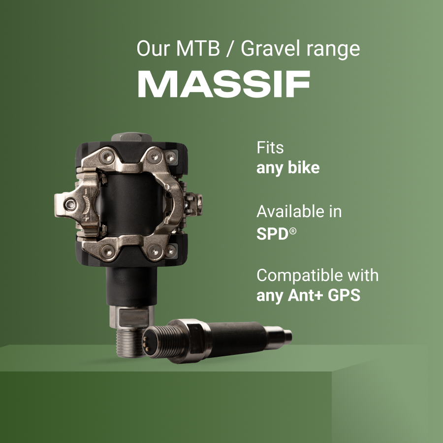 MASSIF - Power Meter Pedals for MTB / Gravel